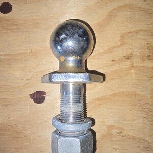 Trailer Hitch Ball 2 Inch Nut is included